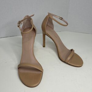 Famous Stuart Weitzman NUDISTSONG STRAP SANDAL In Nude Pink Size 6M Women Spain